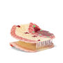 Strawberry cake hair claw
